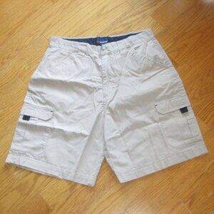 Men's David Brandon Khaki Cargo Shorts Size 32